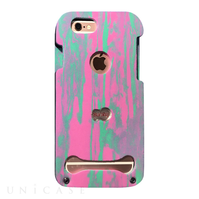 【iPhone7/6s/6 ケース】surmy iPhone case (Pink＆Green)