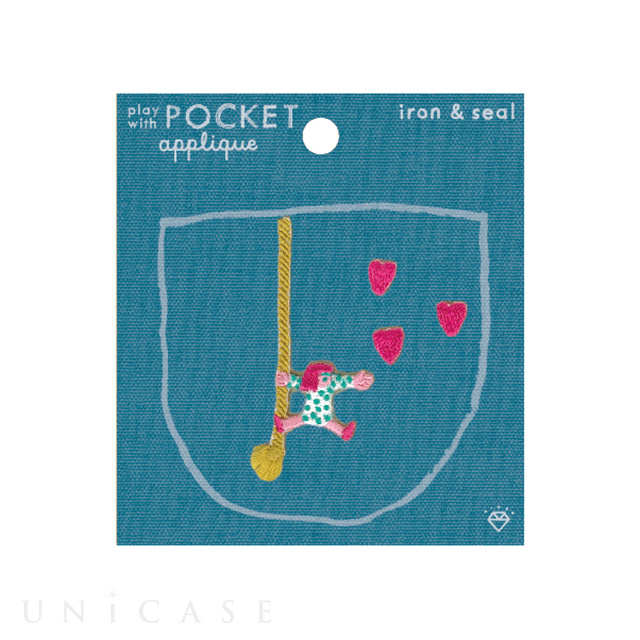 APPLIQUE play with POCKET (heart get)