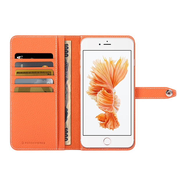 【マルチ スマホケース】Universal Folio Madison collection 5.7inch (Orange)サブ画像