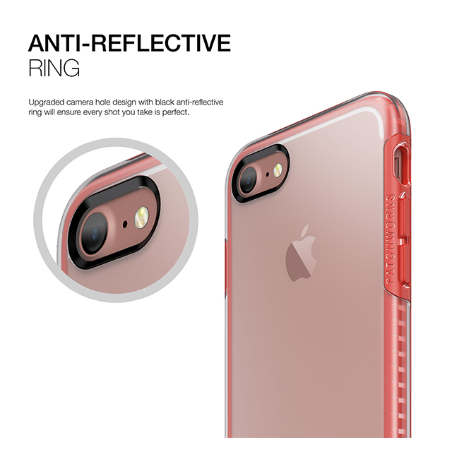 【iPhone8/7 ケース】Level Case (Red/Clear)サブ画像