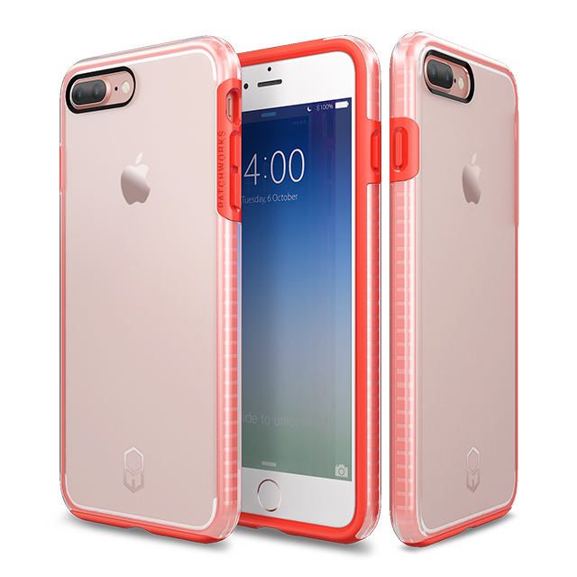 【iPhone8 Plus/7 Plus ケース】Level Case (Red/Clear)goods_nameサブ画像