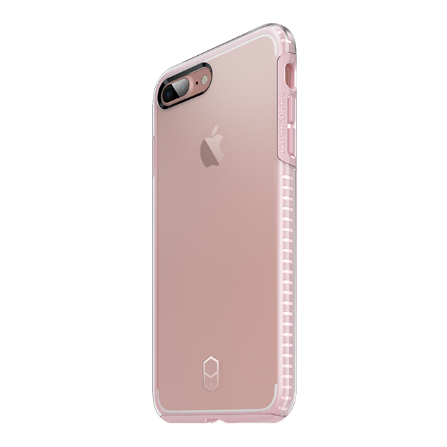 【iPhone8 Plus/7 Plus ケース】Level Case (Pink/Clear)サブ画像