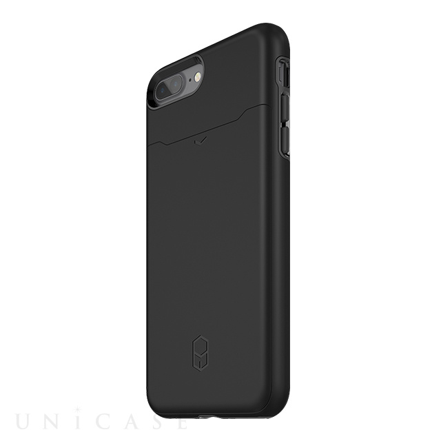 【iPhone8 Plus/7 Plus ケース】Level Case Card Edition (Black)