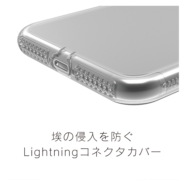 【iPhone7 ケース】AegisPro フルガード立体ガラス+TPUケース (クリア+ブラック)goods_nameサブ画像