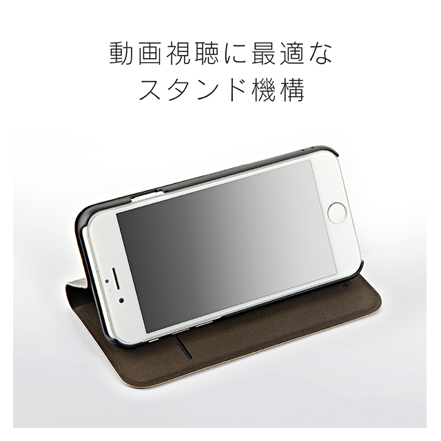 【iPhoneSE(第3/2世代)/8/7/6s/6 ケース】FlipNote Pocket フリップノートケース (ブラック)goods_nameサブ画像