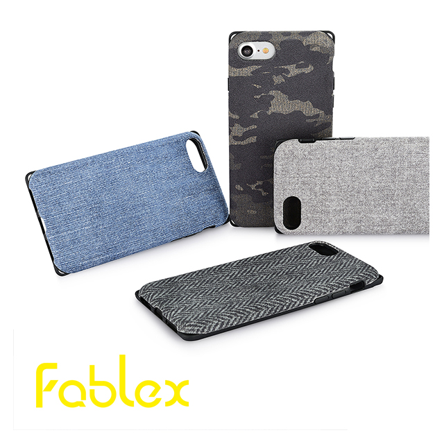 【iPhoneSE(第3/2世代)/8/7 ケース】Fablex 衝撃吸収ファブリックケース (ウォッシュドデニム)goods_nameサブ画像