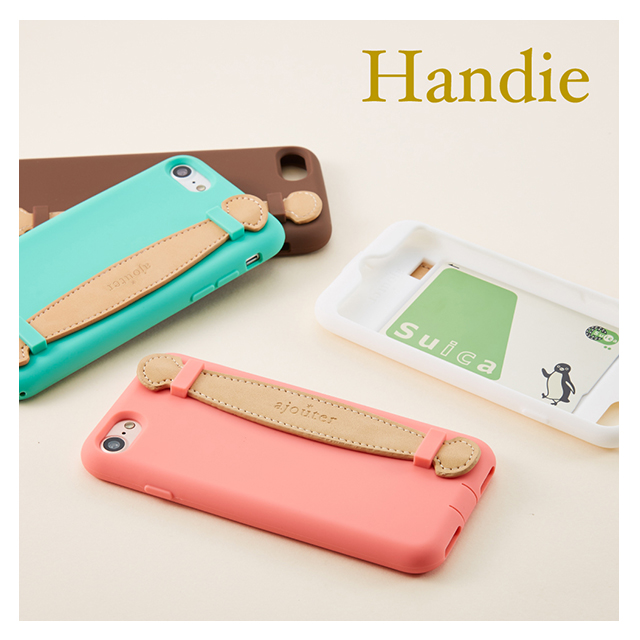 【iPhoneSE(第3/2世代)/8/7 ケース】ajouter [Handie] 衝撃吸収バンドシリコンケース (ホワイト)goods_nameサブ画像