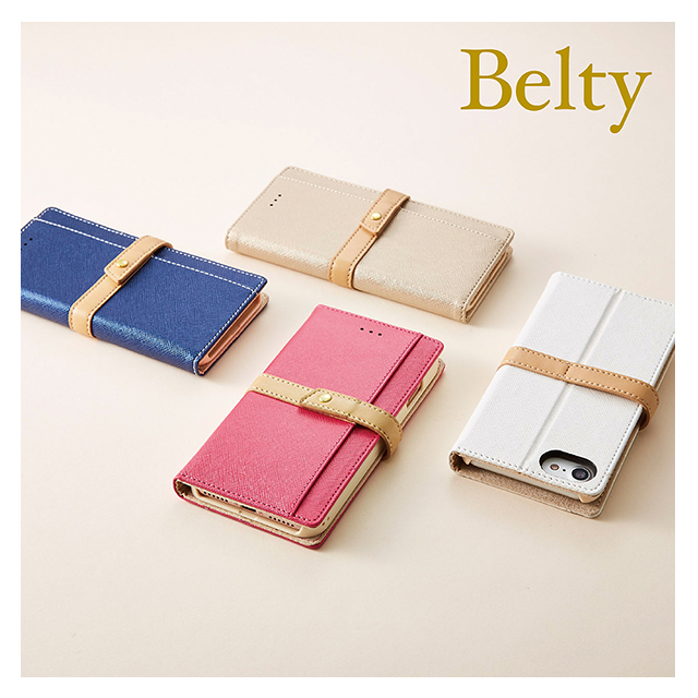 【iPhoneSE(第3/2世代)/8/7/6s/6 ケース】ajouter [Belty] フリップノートケース (ホワイト)goods_nameサブ画像