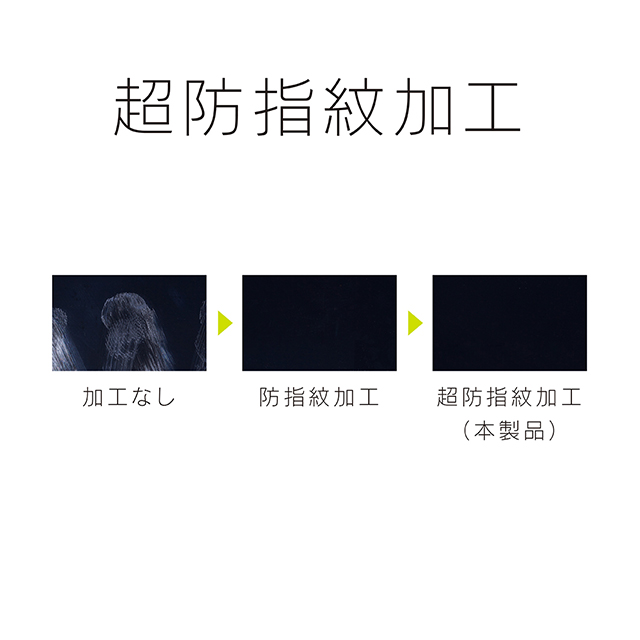 【iPhone8 Plus/7 Plus フィルム】液晶保護強化ガラス (ブルーライト低減/光沢)サブ画像