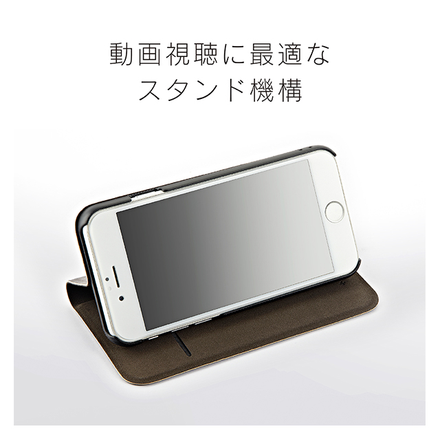 【iPhone8 Plus/7 Plus ケース】FlipNote Pocket フリップノートケース (ブラック)サブ画像