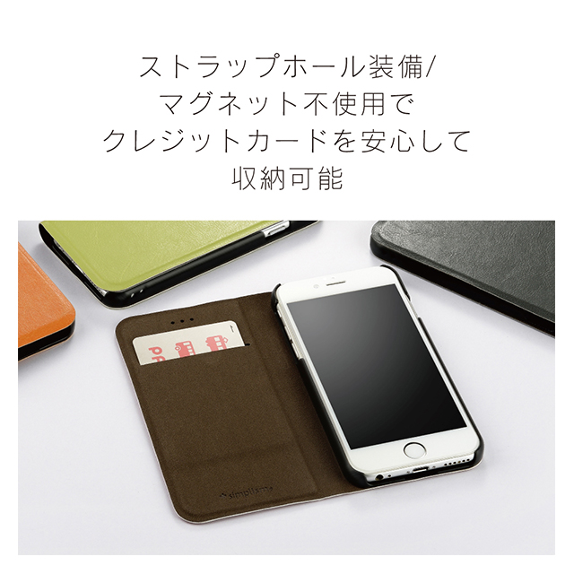 【iPhone8 Plus/7 Plus ケース】FlipNote Pocket フリップノートケース (ダークブラウン)サブ画像