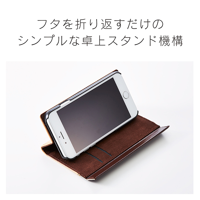 【iPhone8 Plus/7 Plus ケース】SideKick 2トーンフリップノートケース (デニム)サブ画像