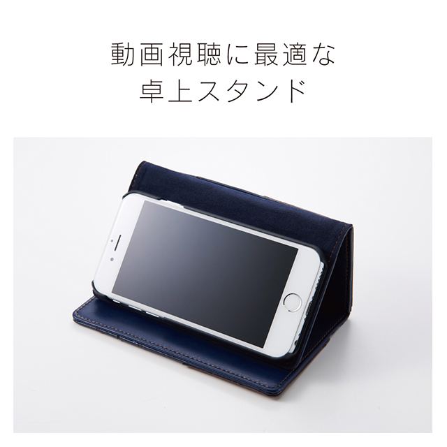 【iPhone8 Plus/7 Plus ケース】Billfold フリップノートカードケース (ブラック)goods_nameサブ画像