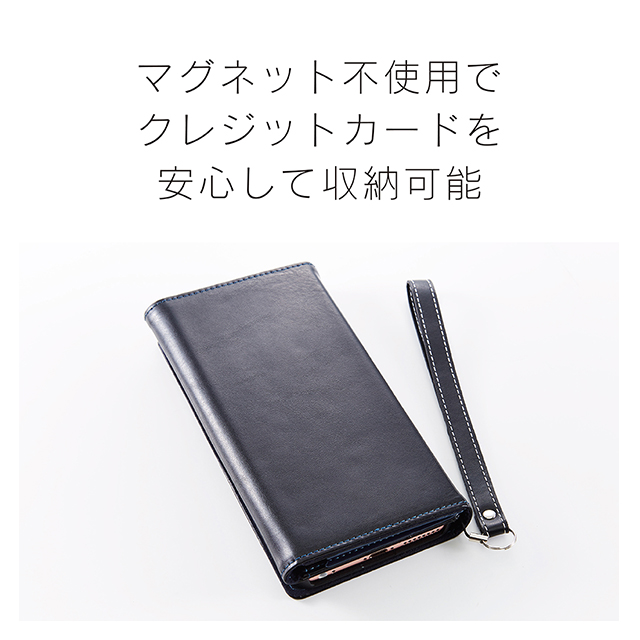 【iPhone8 Plus/7 Plus ケース】Billfold フリップノートカードケース (ブラック)goods_nameサブ画像