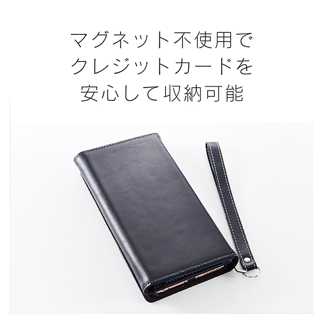 【iPhone8 Plus/7 Plus ケース】Billfold フリップノートカードケース (ワインレッド)goods_nameサブ画像