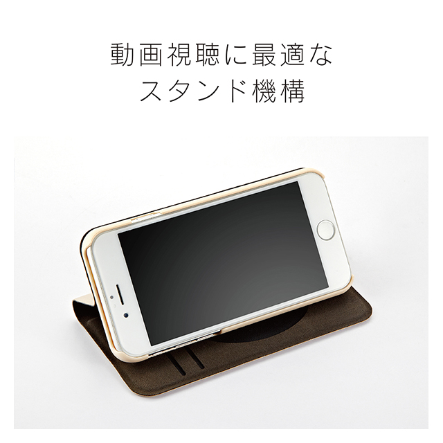 【iPhone8 Plus/7 Plus ケース】ajouter [FlipNote Pocket] フリップノートケース ミラーカード (ネイビー)サブ画像