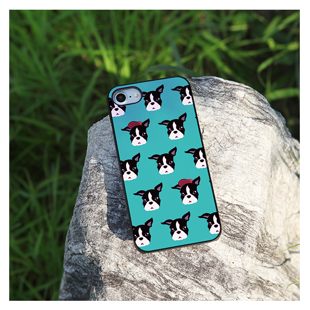 【iPhoneSE(第3/2世代)/8/7 ケース】ブラックケース (Fashionable Dog フレンチブルドッグ)goods_nameサブ画像