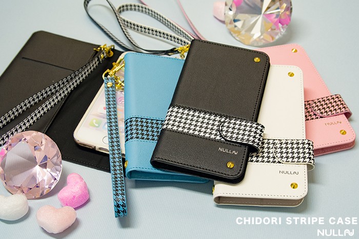 【iPhone8/7 ケース】CHIDORI STRIPE CASE (Black)goods_nameサブ画像