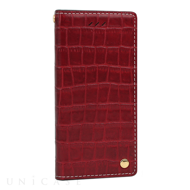 【iPhone8/7 ケース】Premium Croco (Red)