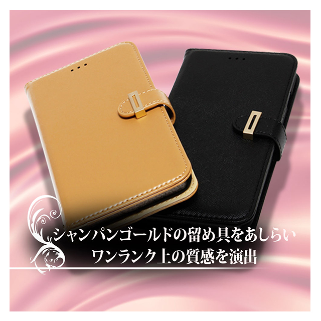 【iPhone8 Plus/7 Plus ケース】gufo 手帳型ケース 金具付き (ブラック)goods_nameサブ画像