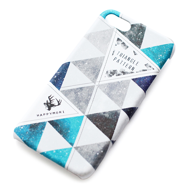 【iPhoneSE(第3/2世代)/8/7 ケース】Triangle Pattern (ブルー)goods_nameサブ画像