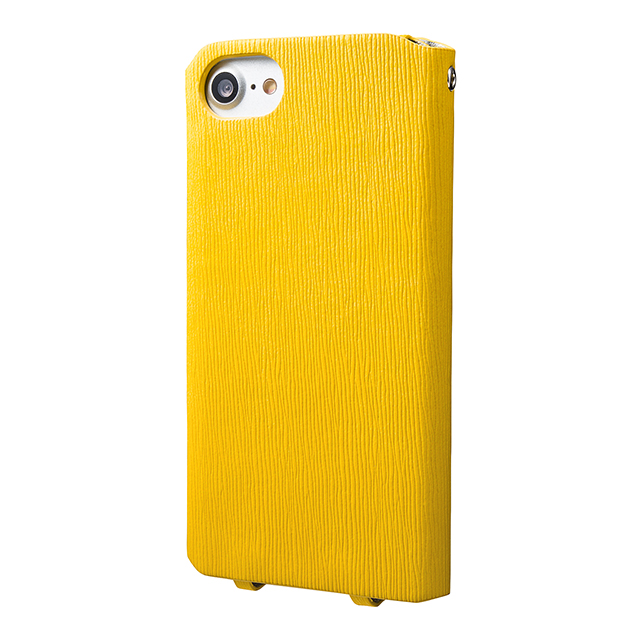 【iPhone8/7 ケース】Flap Leather Case ”Colo” (Yellow)goods_nameサブ画像