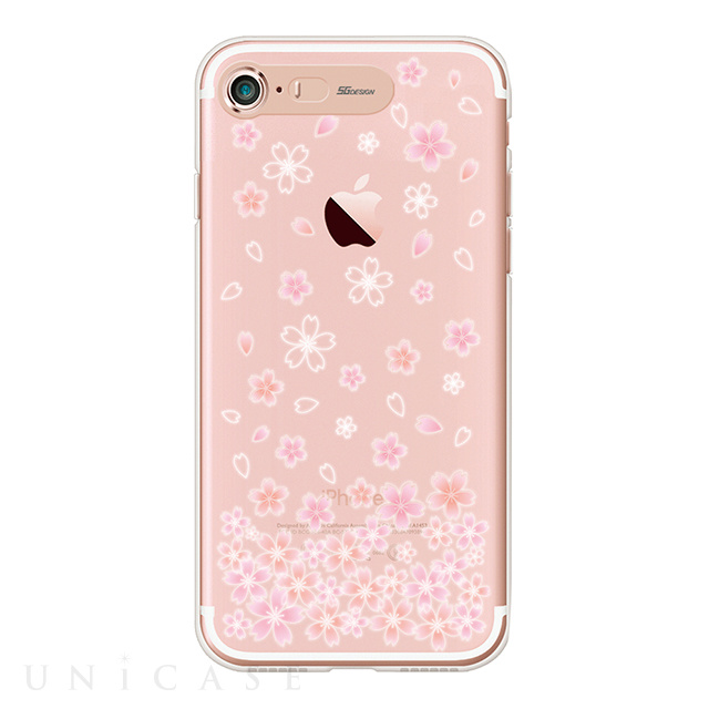 【iPhone8/7 ケース】Armor Shield Art イルミネーションケース (チェリーブロッサム/ローズゴールド)