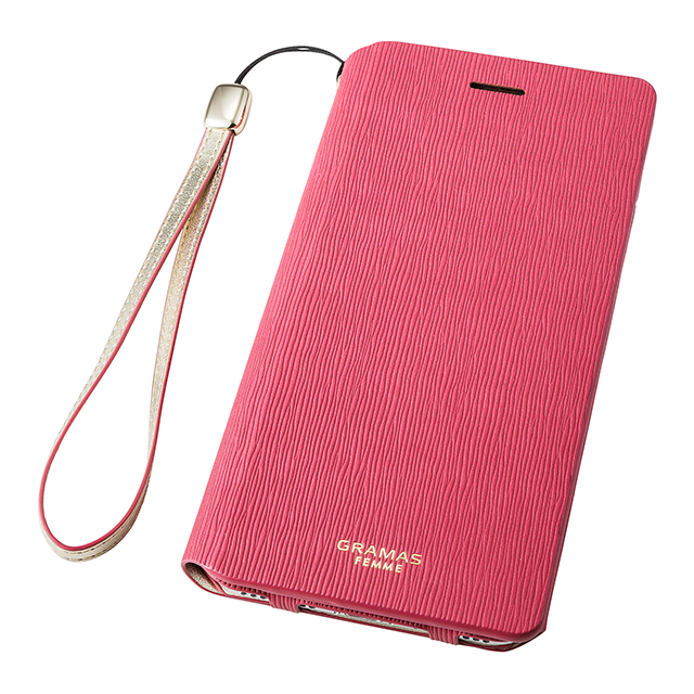 【iPhone8 Plus/7 Plus ケース】Flap Leather Case ”Colo” (Pink)goods_nameサブ画像