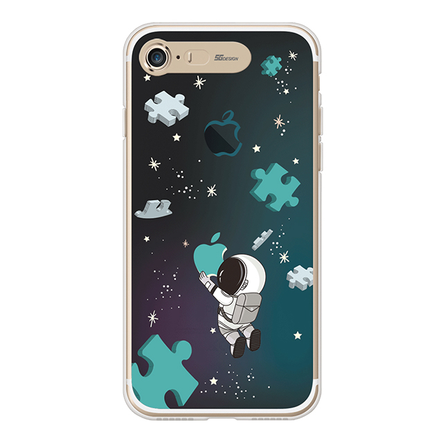 【iPhone7 ケース】Armor Shield Art イルミネーションケース (スペースハートパズル/ゴールド)goods_nameサブ画像