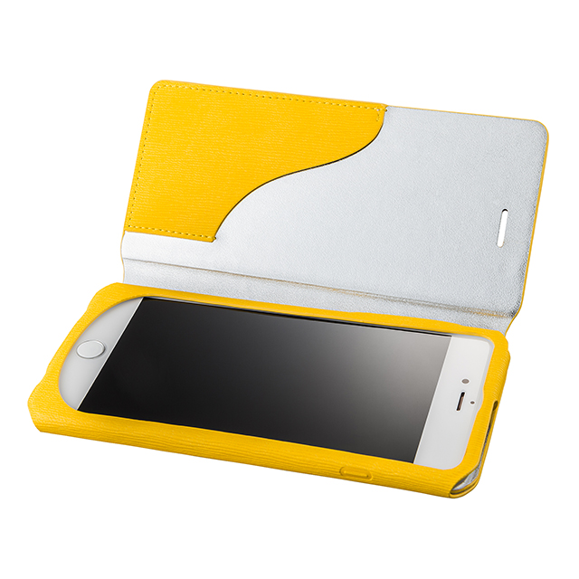 【iPhone8 Plus/7 Plus ケース】Flap Leather Case ”Colo” (Yellow)サブ画像