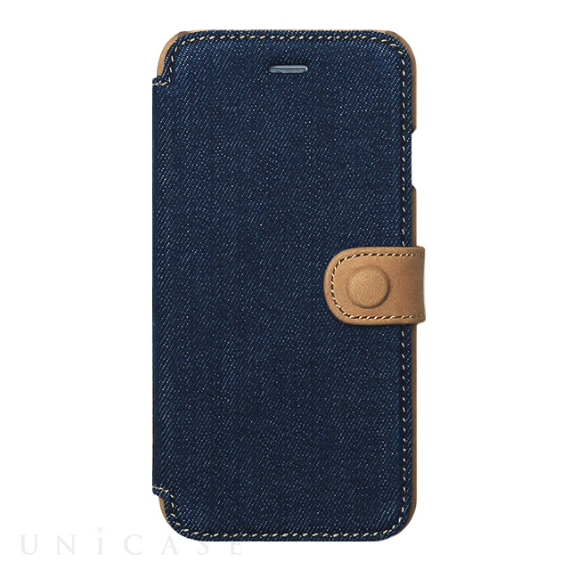 【iPhoneSE(第3/2世代)/8/7 ケース】Denim Vintage Pocket Diary