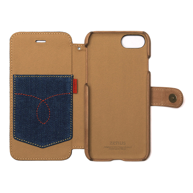 【iPhoneSE(第3/2世代)/8/7 ケース】Denim Vintage Pocket Diarygoods_nameサブ画像