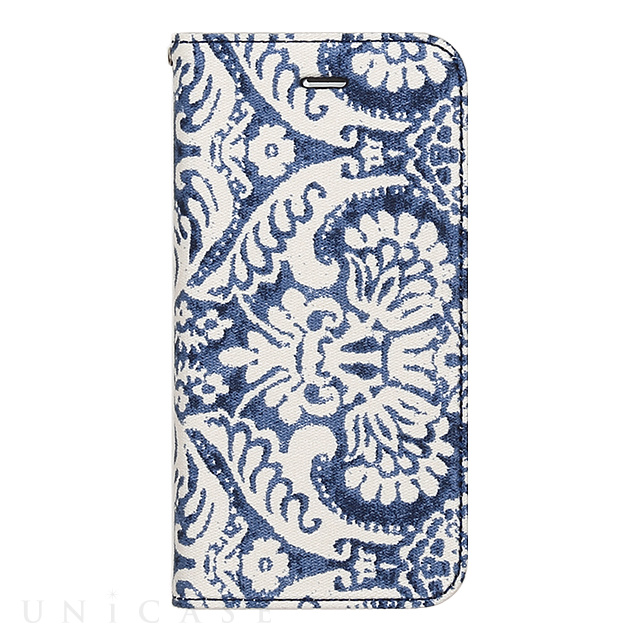 【iPhoneSE(第3/2世代)/8/7 ケース】Denim Paisley Diary