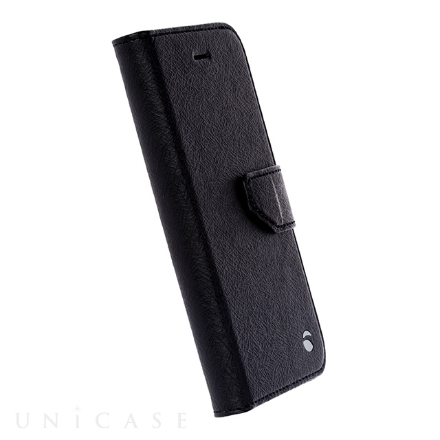 【iPhone8/7 ケース】BORAS FOLIOWALLET (BLACK)