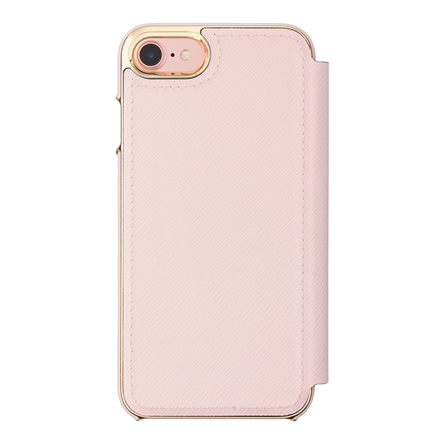 【iPhoneSE(第2世代)/8/7 ケース】Folio Case (Saffiano Rose Quartz/Gold Logo Plate)goods_nameサブ画像