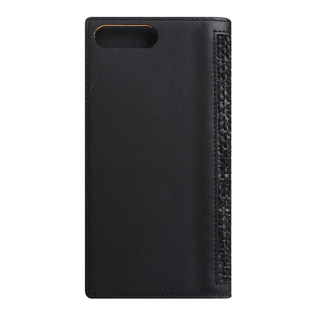 【iPhone8 Plus/7 Plus ケース】Edition Calf Skin Leather Diary (ブラック)サブ画像