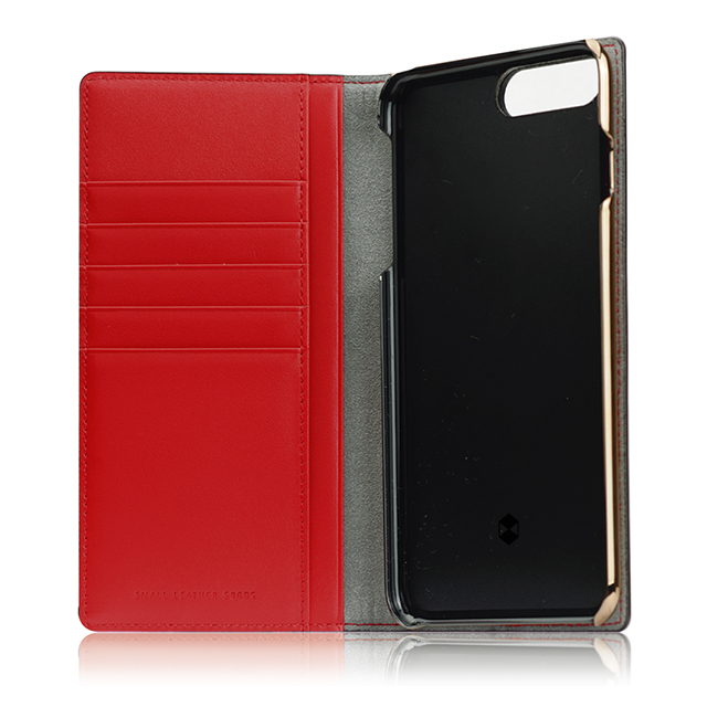 【iPhone8 Plus/7 Plus ケース】Edition Calf Skin Leather Diary (レッド)goods_nameサブ画像