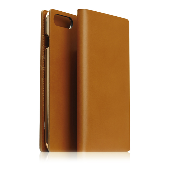 【iPhone8 Plus/7 Plus ケース】Calf Skin Leather Diary (キャメル)サブ画像