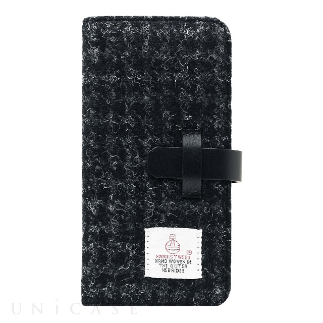 【iPhone8 Plus/7 Plus ケース】Harris Tweed Diary (ブラック)