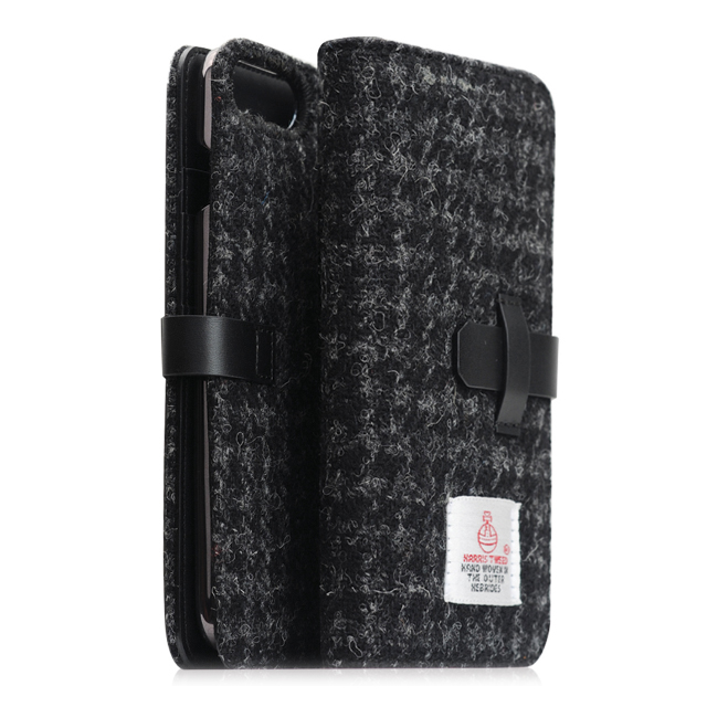 【iPhone8 Plus/7 Plus ケース】Harris Tweed Diary (ブラック)goods_nameサブ画像