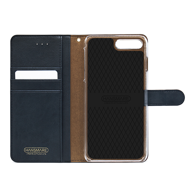 【iPhone8 Plus/7 Plus ケース】CALF Diary (ネイビーブルー)goods_nameサブ画像