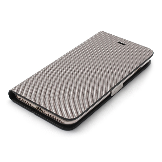 【iPhone7 Plus ケース】Metallic Diary (シルバー)goods_nameサブ画像