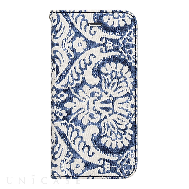 【iPhone8 Plus/7 Plus ケース】Denim Paisley Diary