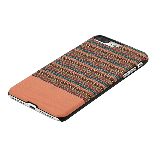 【iPhone8 Plus/7 Plus ケース】天然木ケース (Browny check/ブラックフレーム)goods_nameサブ画像