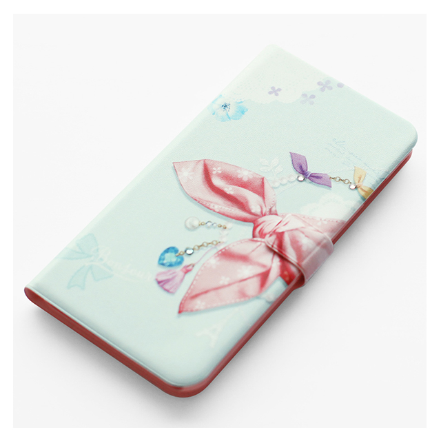 【iPhone8 Plus/7 Plus ケース】Dot Scarf Diary (ピンクスカーフ)goods_nameサブ画像