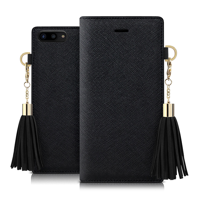 【iPhone8 Plus/7 Plus ケース】Tassel Jacket (ブラック)サブ画像