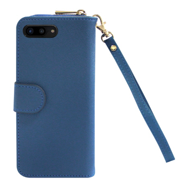 【iPhone8 Plus/7 Plus ケース】Zipper お財布付きダイアリーケース (ネイビー)goods_nameサブ画像