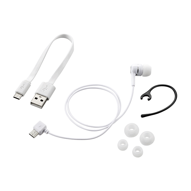 【ワイヤレスイヤホン】Bluetoothヘッドセット  (ホワイト)goods_nameサブ画像