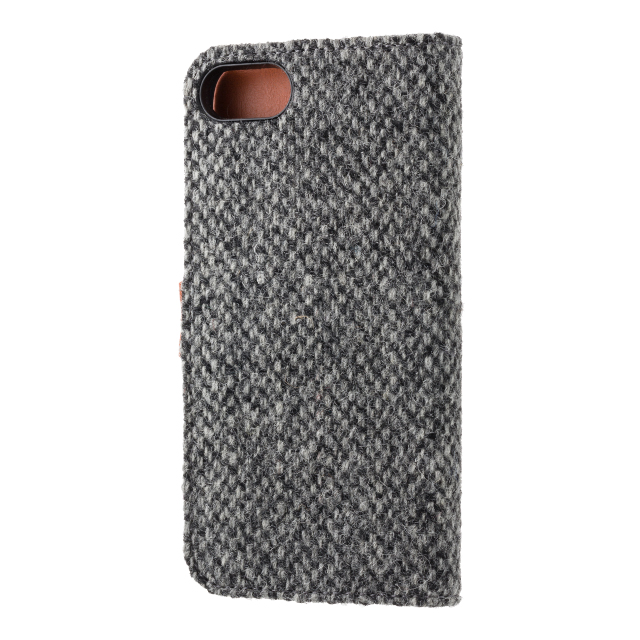 【iPhone8/7 ケース】RILEGA Harris Tweed Flip (ブラック・ホワイト)サブ画像