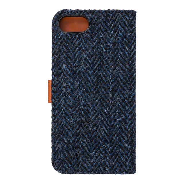 【iPhone8/7 ケース】RILEGA Harris Tweed Flip (ブルー・ヘリンボーン)サブ画像